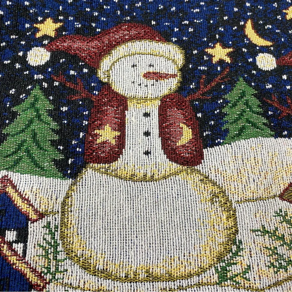 Snowman placemats vintage 13